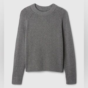 GAP Factory CashSoft Relaxed Crewneck Sweater in Charcoal Grey